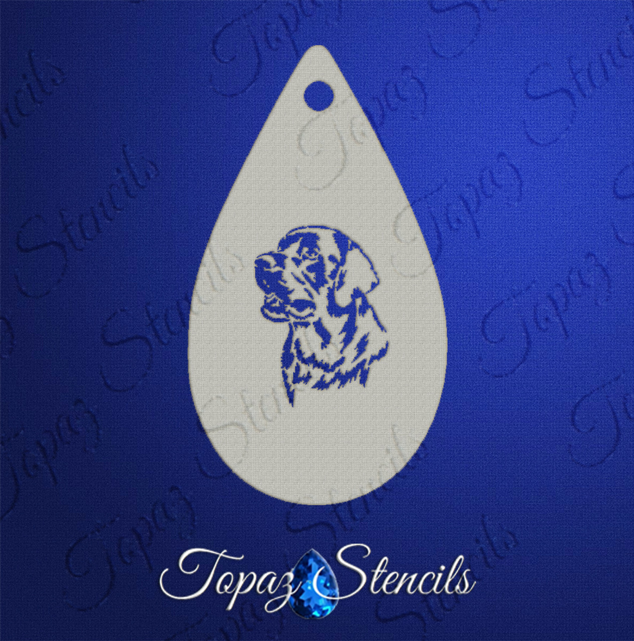 Gorgeous Puppy - Topaz Stencil