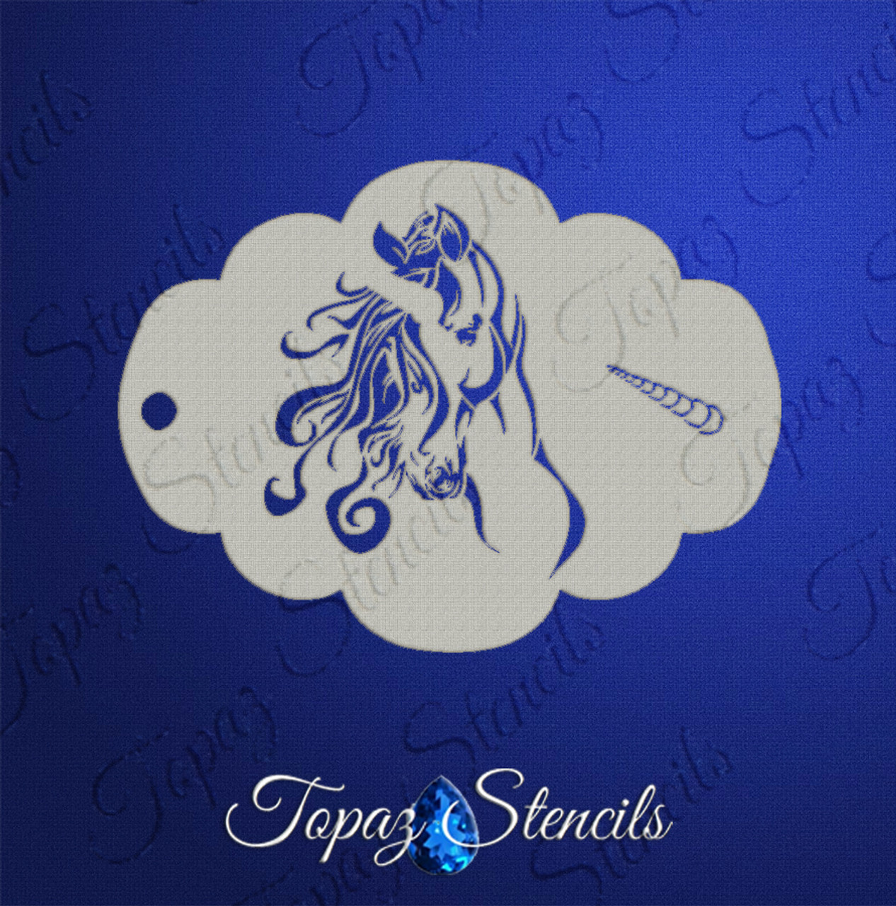 Unicorn Mane - Topaz Stencils