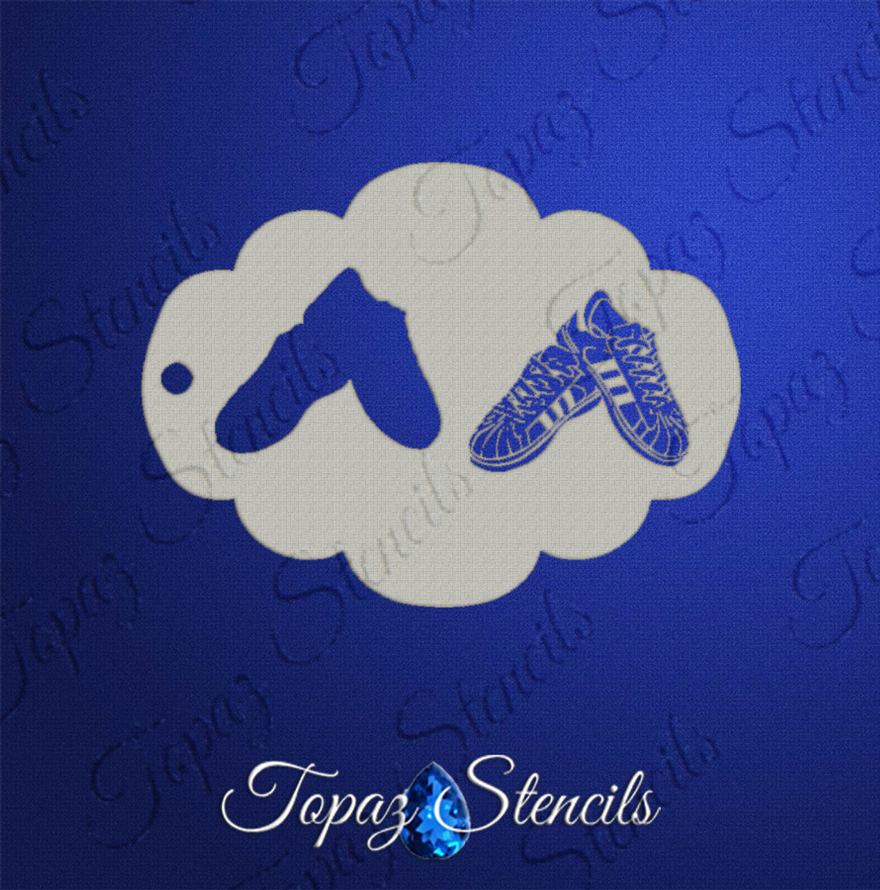 Tee's Sneakers - Topaz Stencils