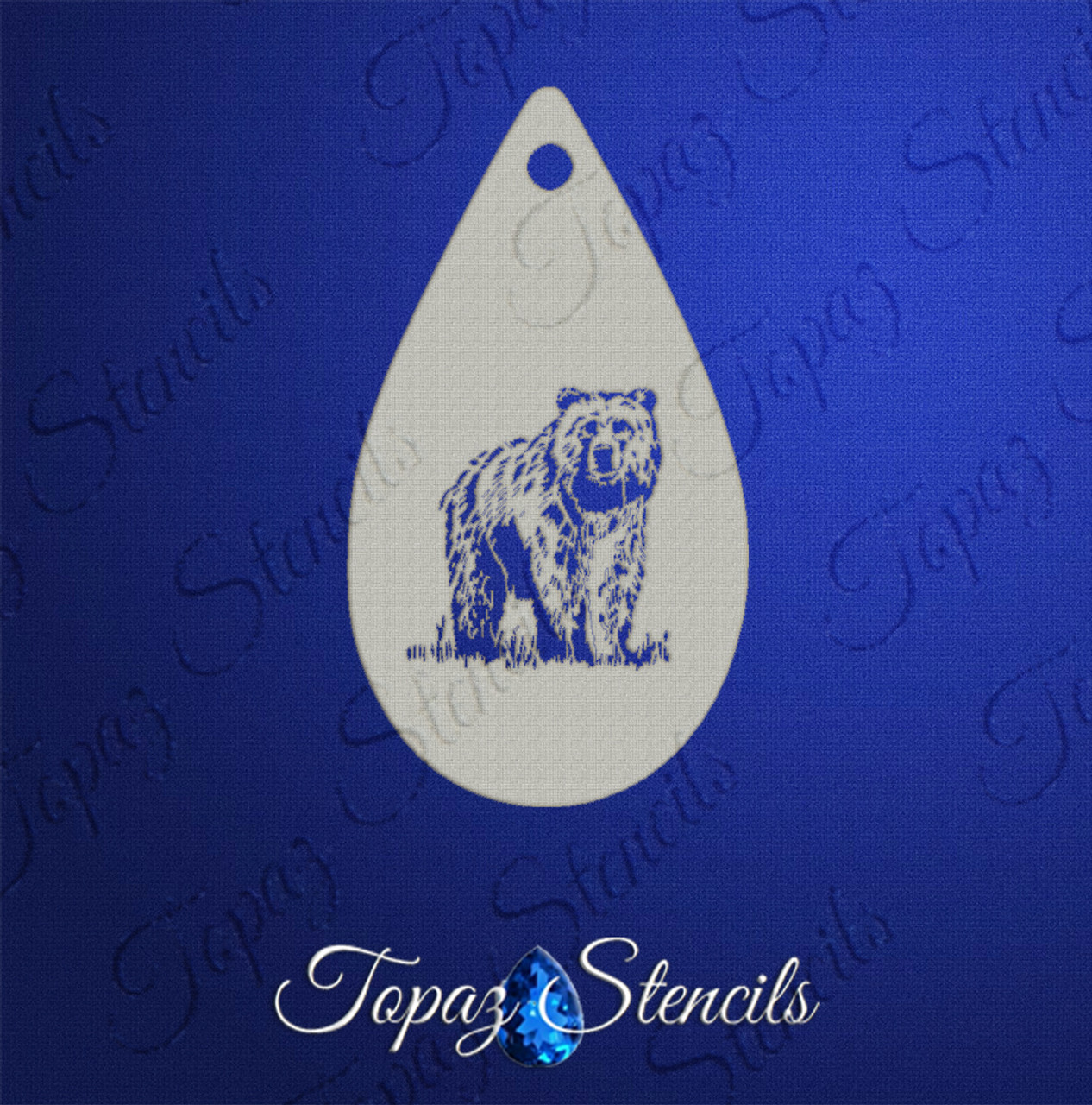 Glorious Bear  - Topaz Stencils