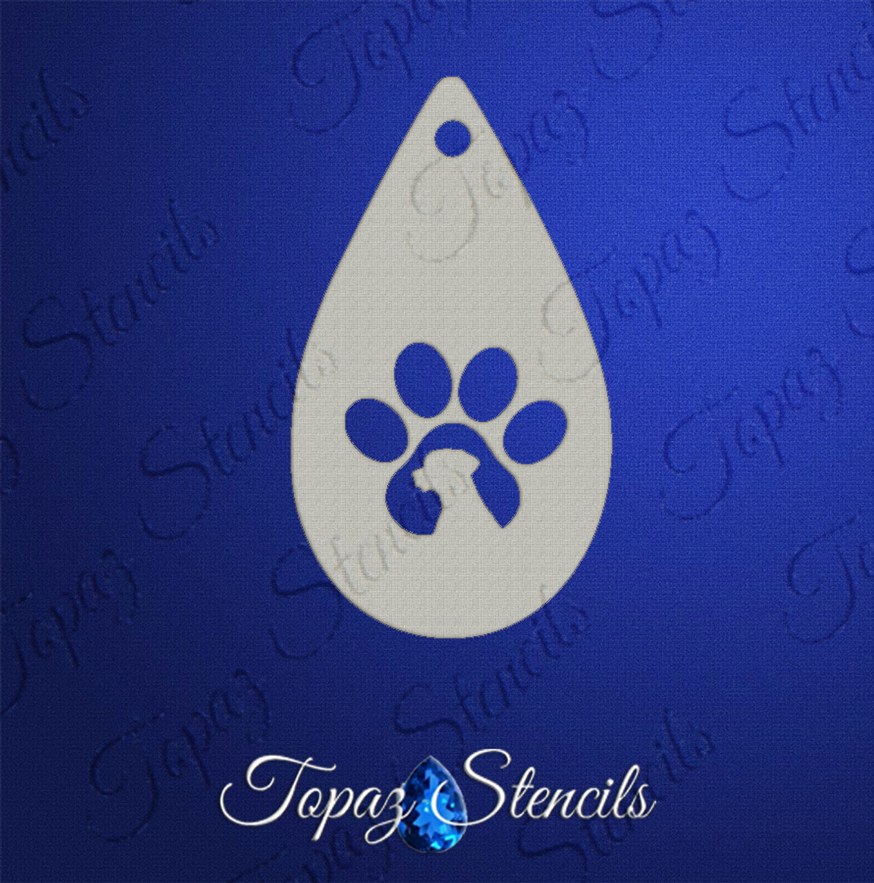 Dog Paw - Topaz Stencils