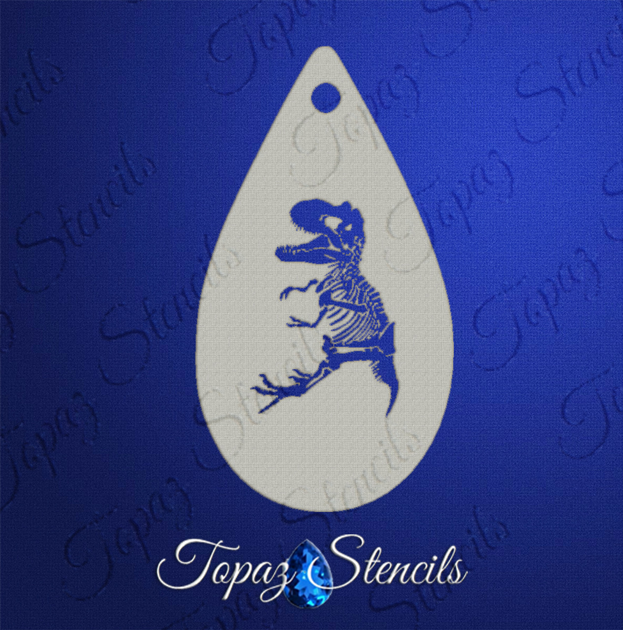 T Rex Skeleton - Topaz Stencils