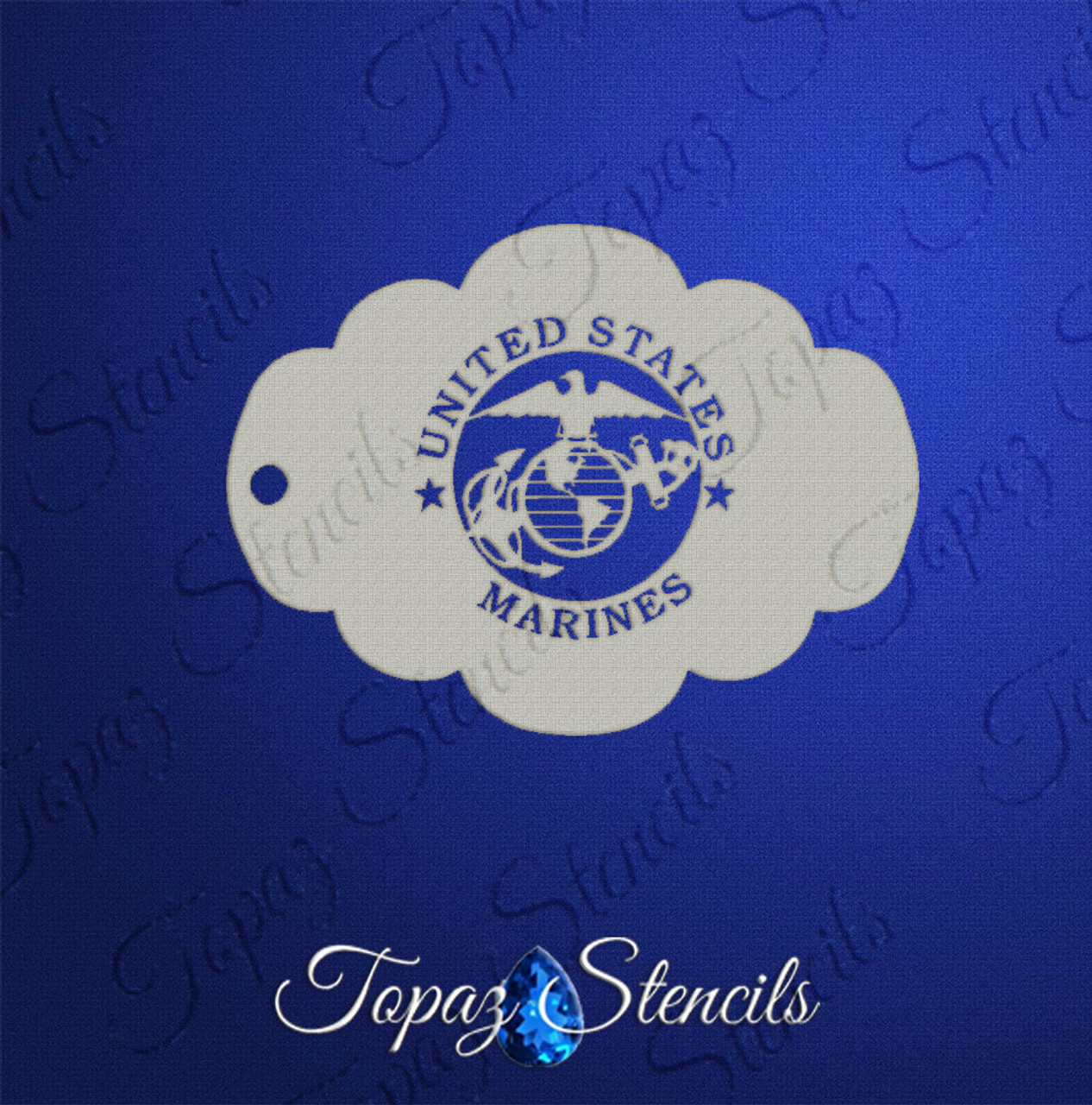 Navy Logo - Topaz Stencils