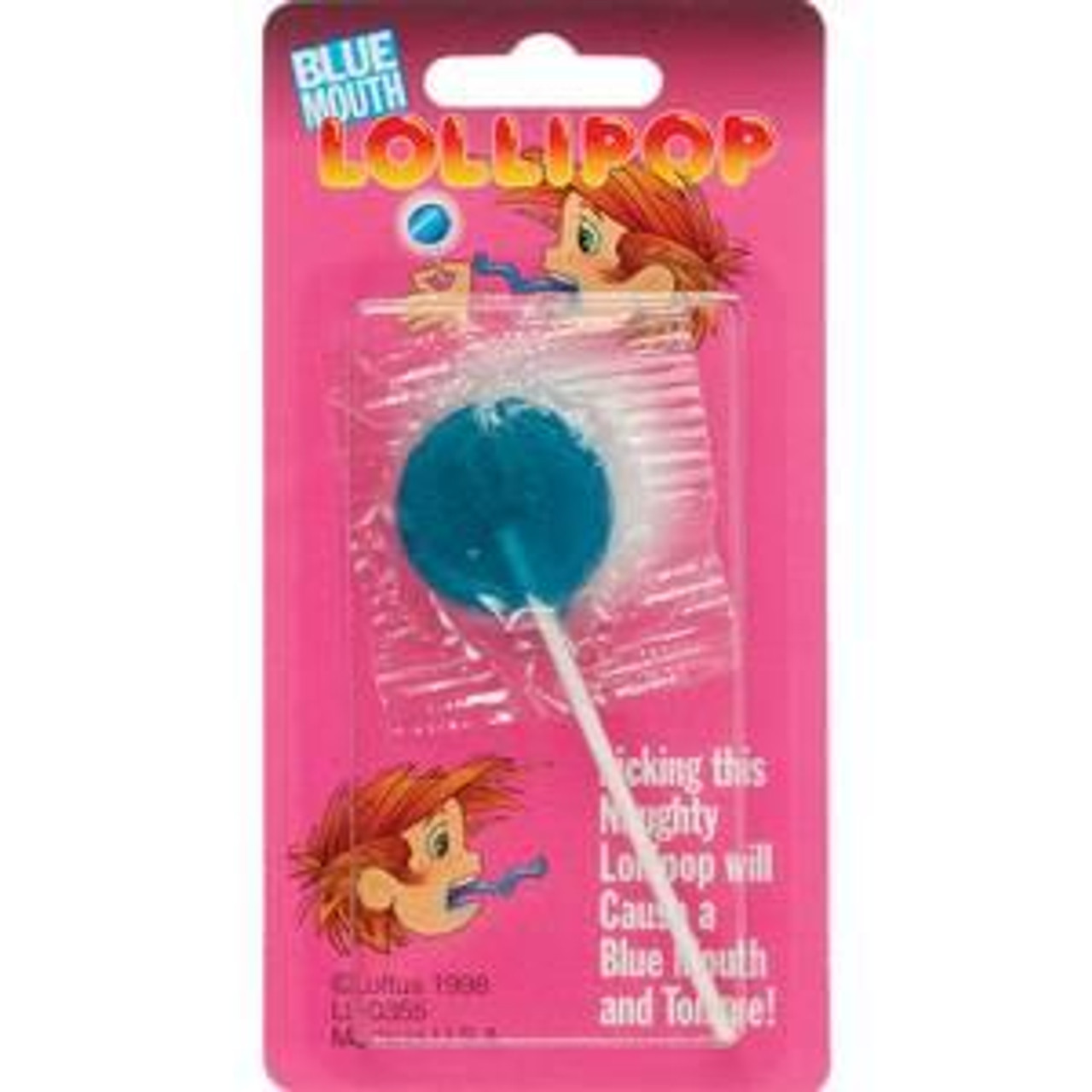 Blue Mouth Lollipop
