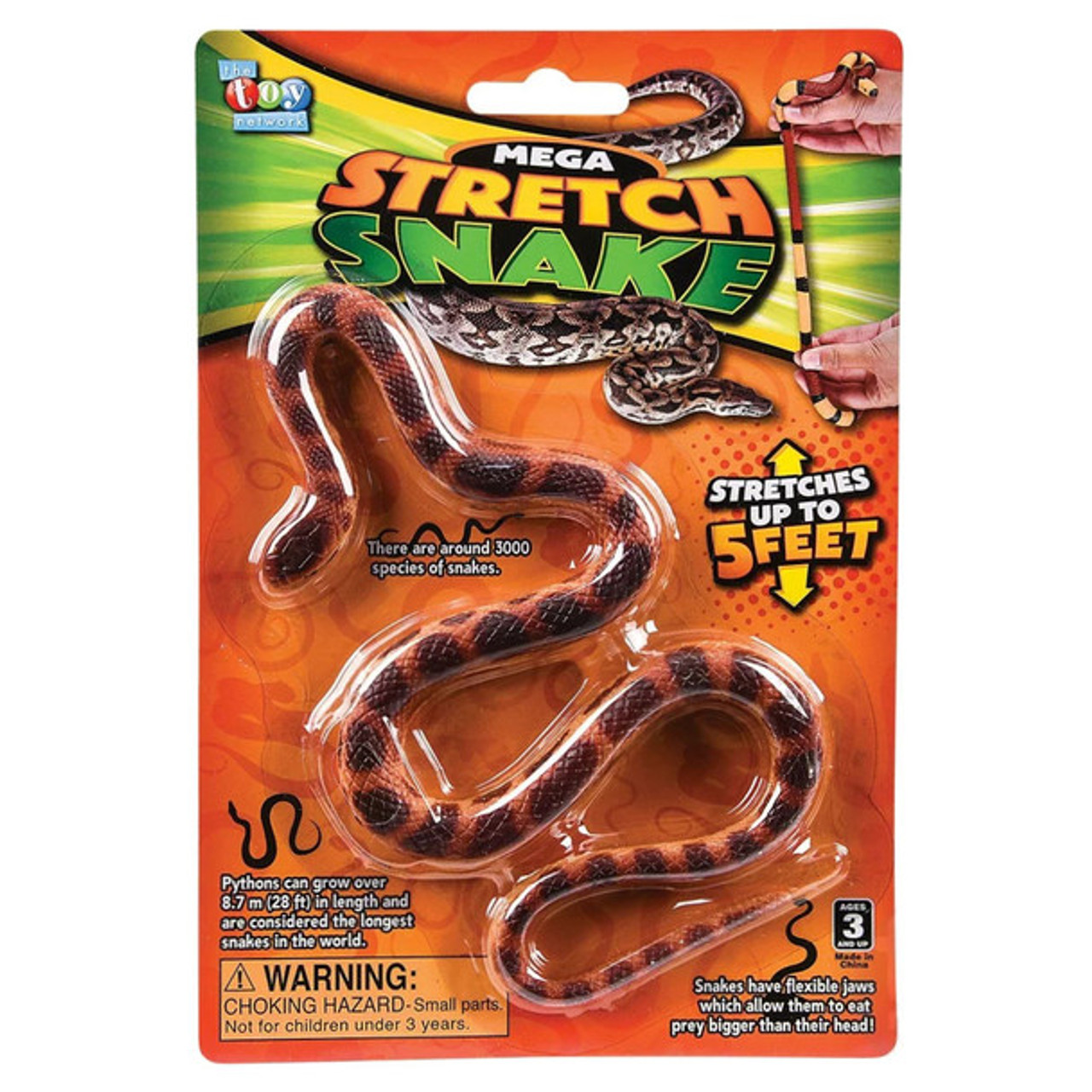 Mega Stretch Snake Orange