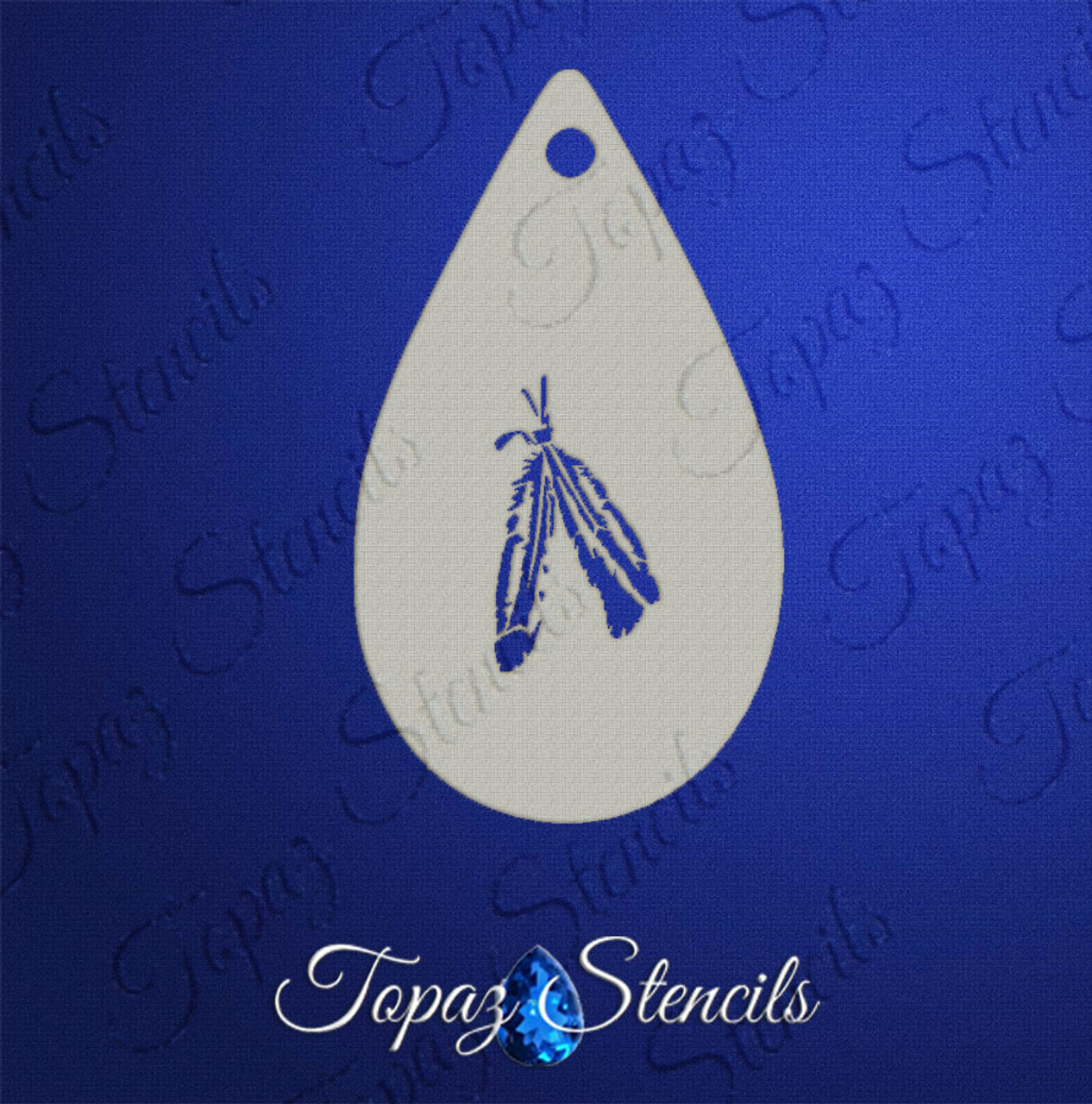 Feathers - Topaz Stencils