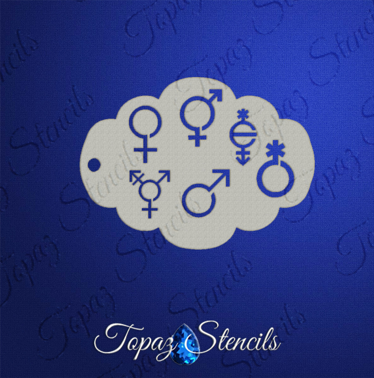 Gender Symbols - Topaz Stencils