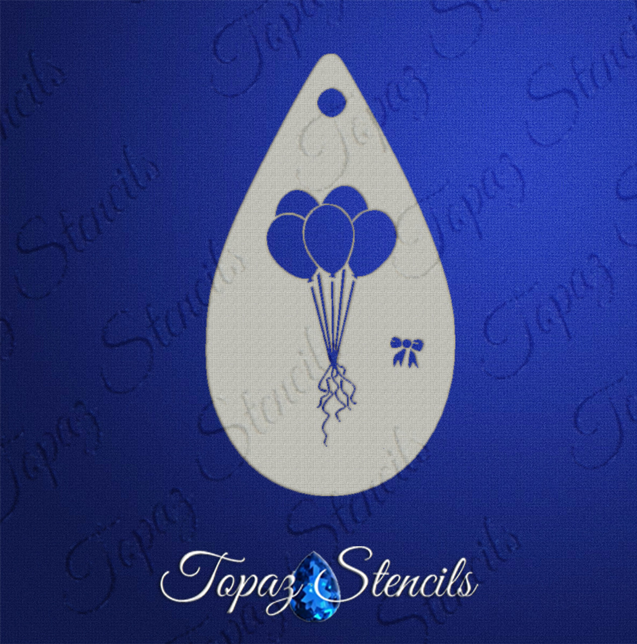 Balloons on String - Topaz Stencils