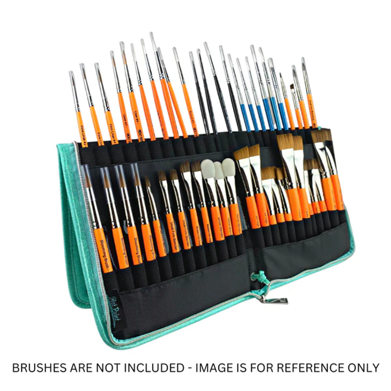 Ultimate Face Painting Brush Wallet - Black Interior