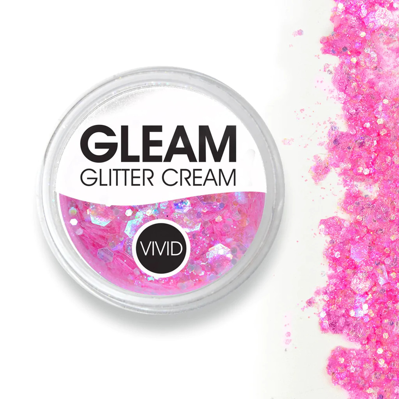 Princess Pink Gleam Chunky Glitter Cream