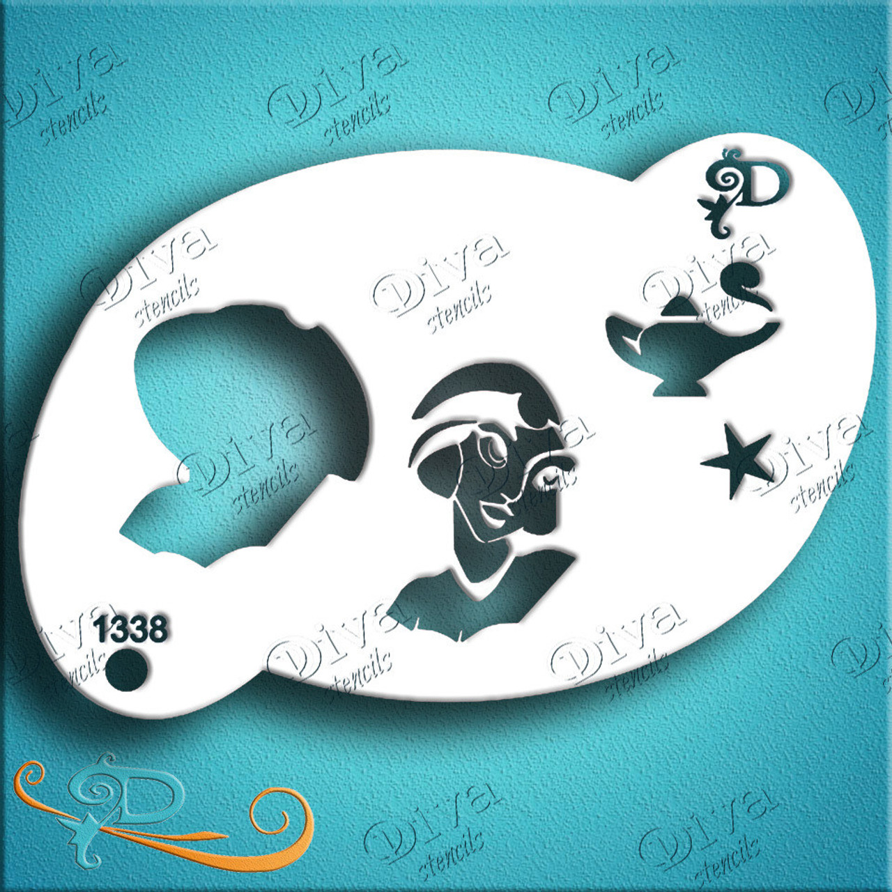 Arabian Princess Diva Stencil