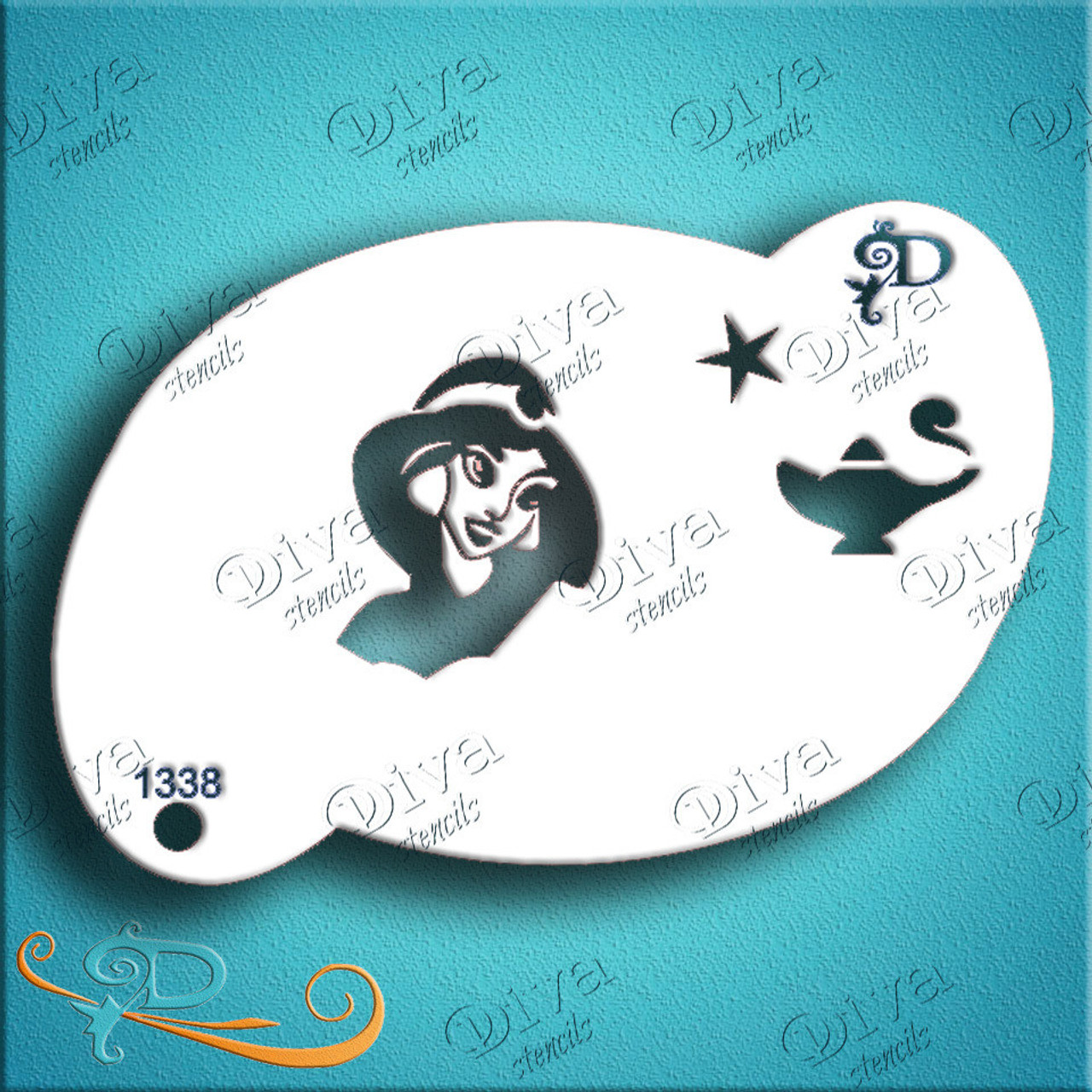 Arabian Princess Diva Stencil