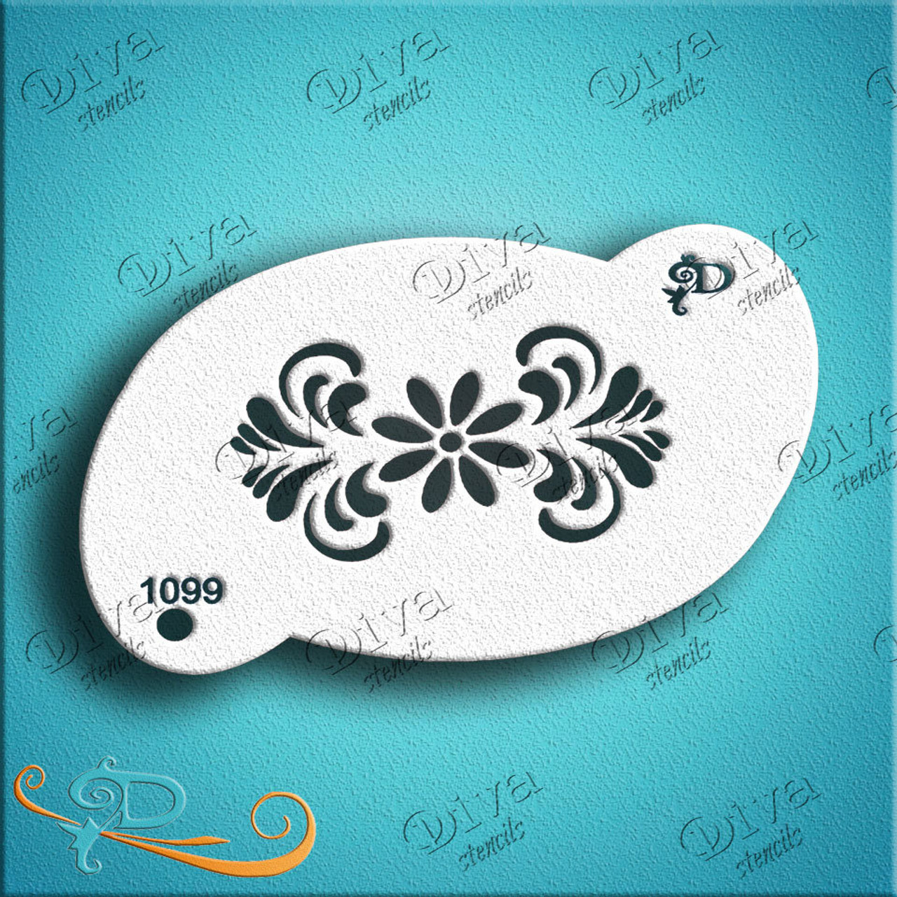 Daisy Bling Diva Stencil