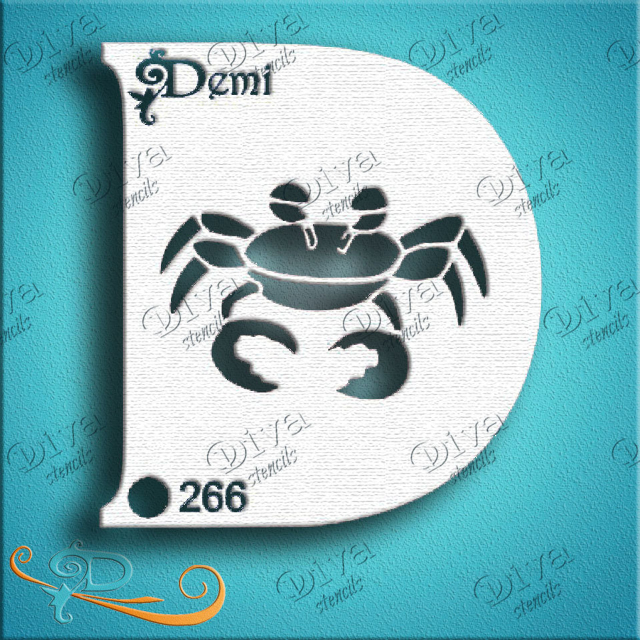 Demi Crab Diva Stencil