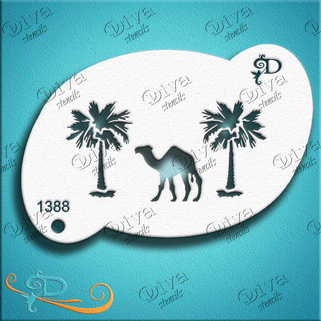 Camel and Palm Trees
