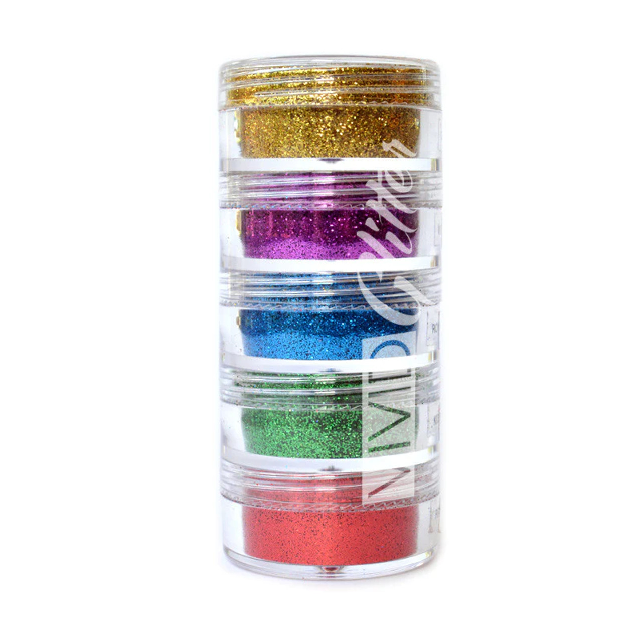 Perfect Raindbow Glitter Stack