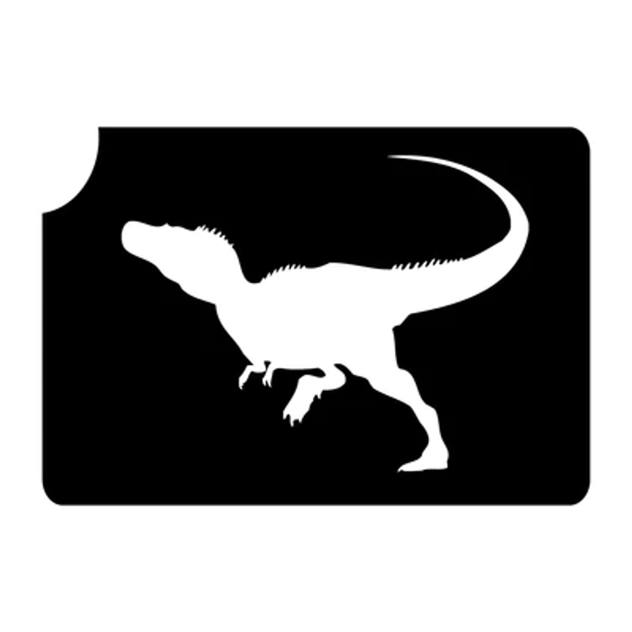 Raptor Dinosaur  3 Layer Stencil Pack of 5