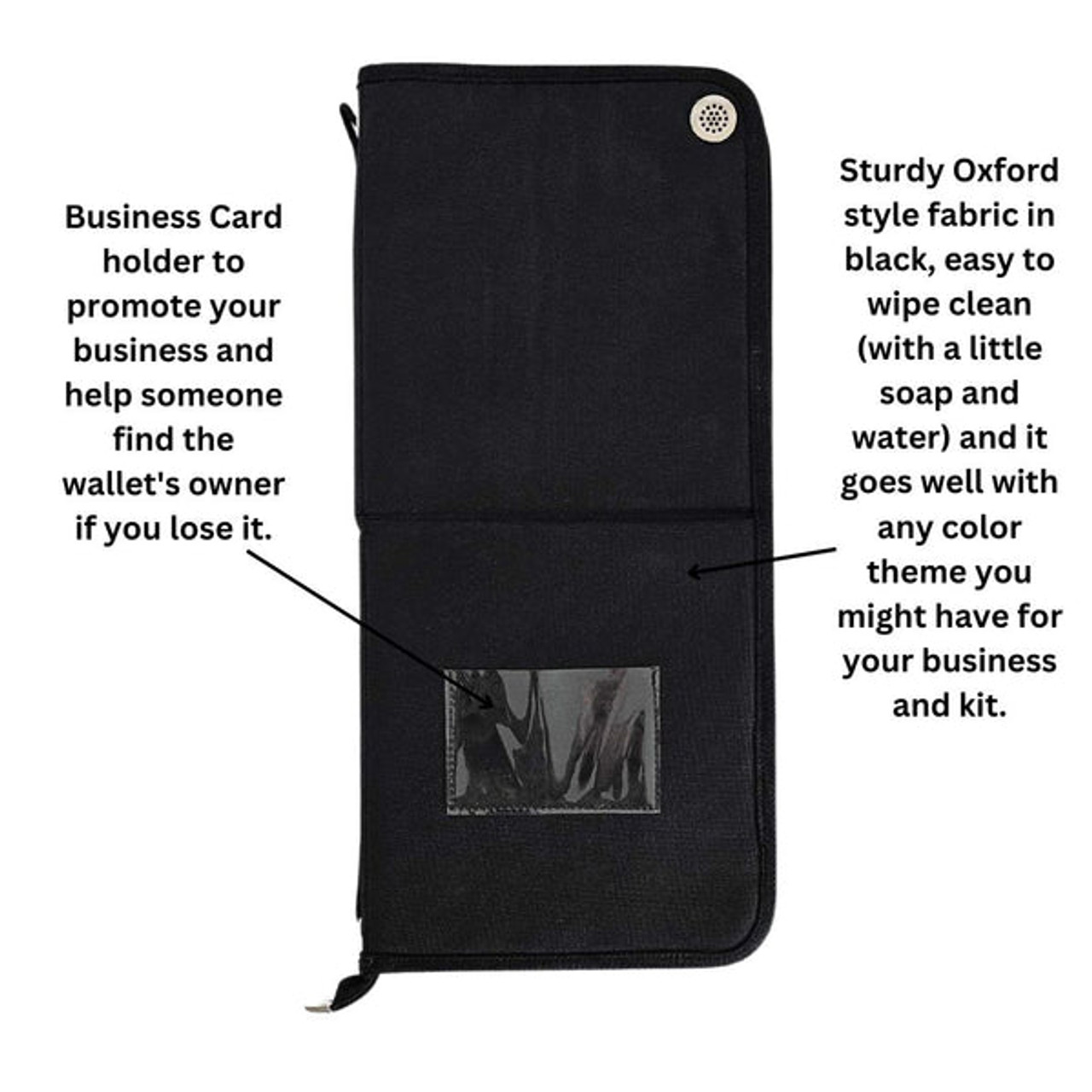 Ultimate Face Painting Brush Wallet - All Black