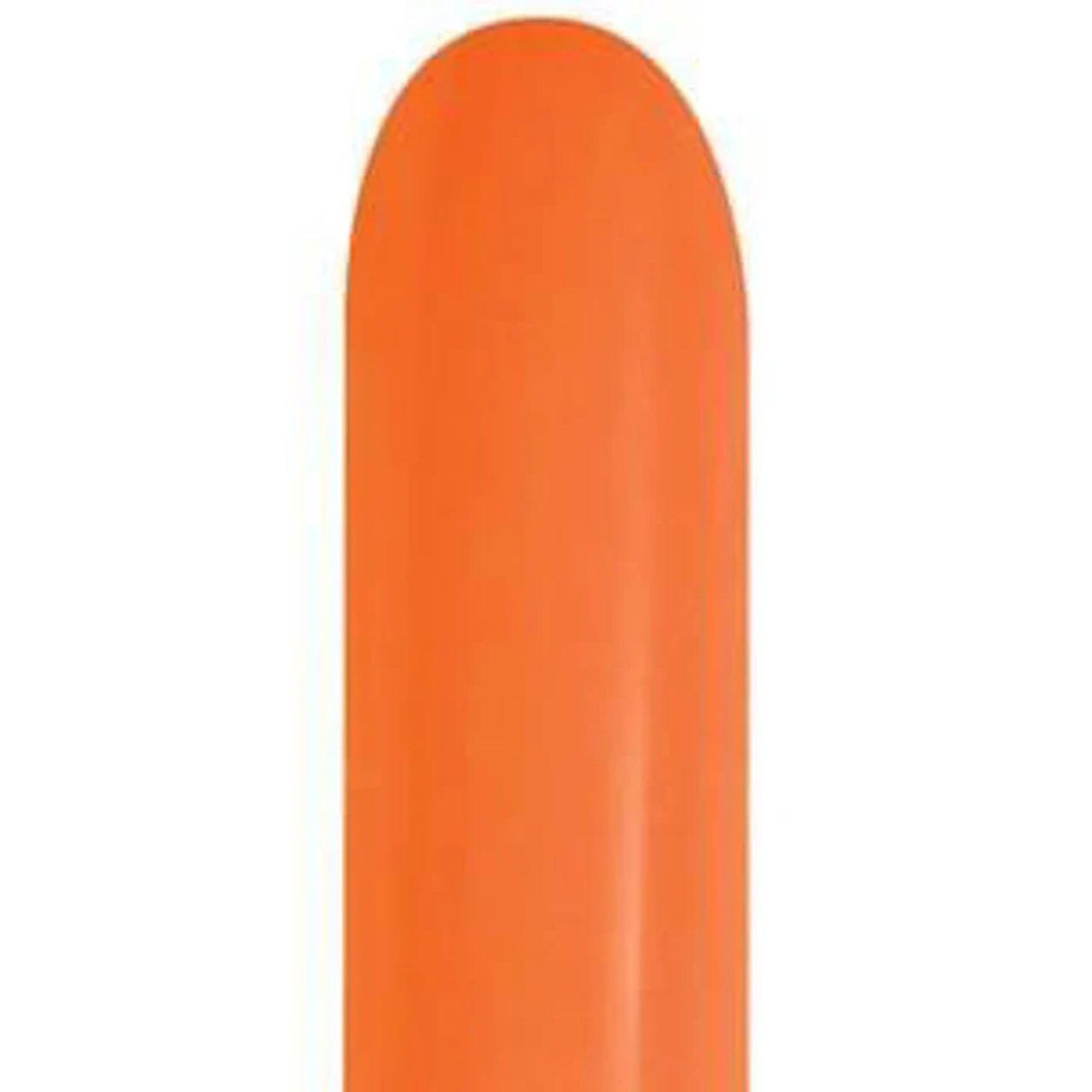 Fashion Orange Nozzle Up Sempertex Balloons-50 pcs - 260s