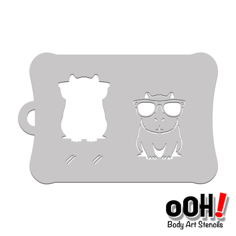 Cool Capybara Stencil