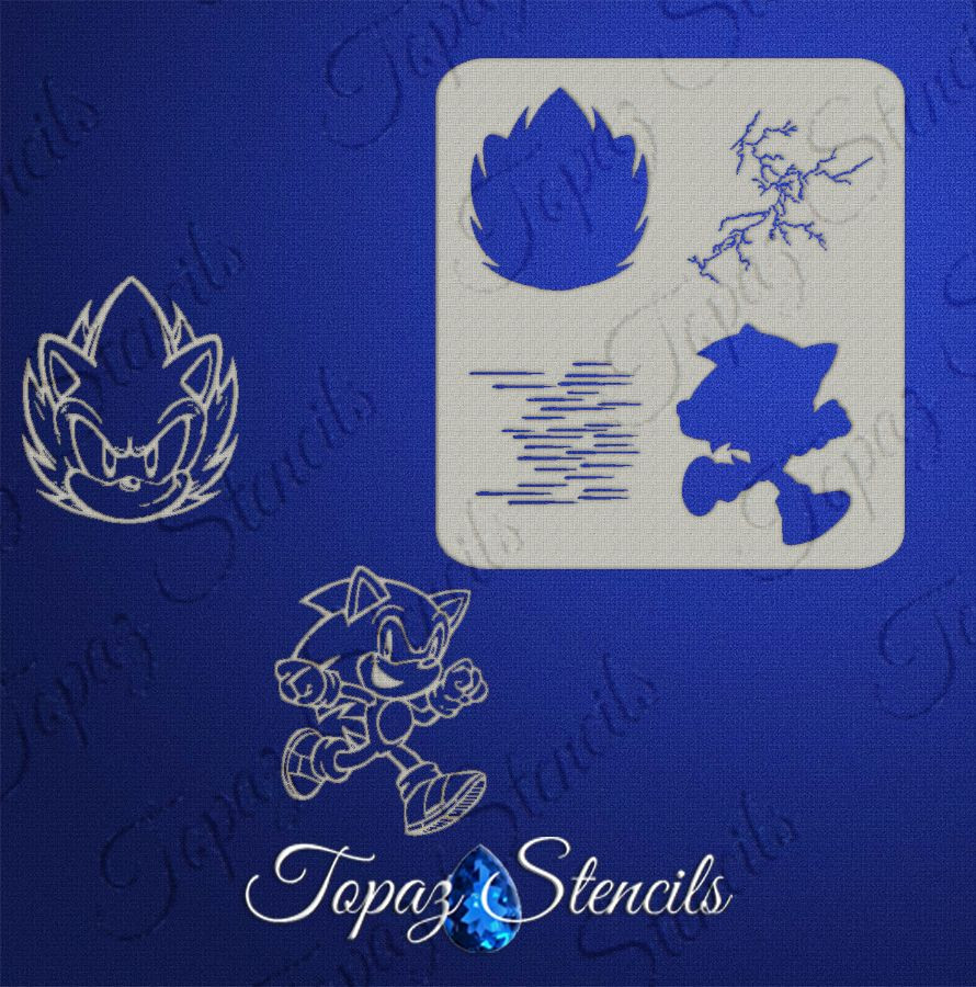 Sonic Speed - Topaz Stencils
