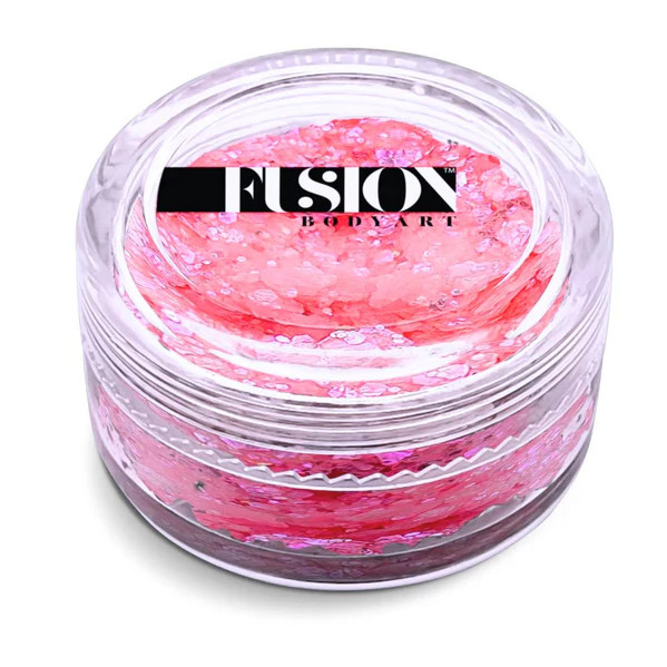 Pink Fairy Floss Black light Reactive 10ml Glitter Creme