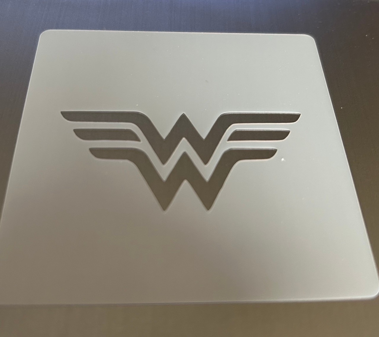 Wonder Woman Square Stencil
