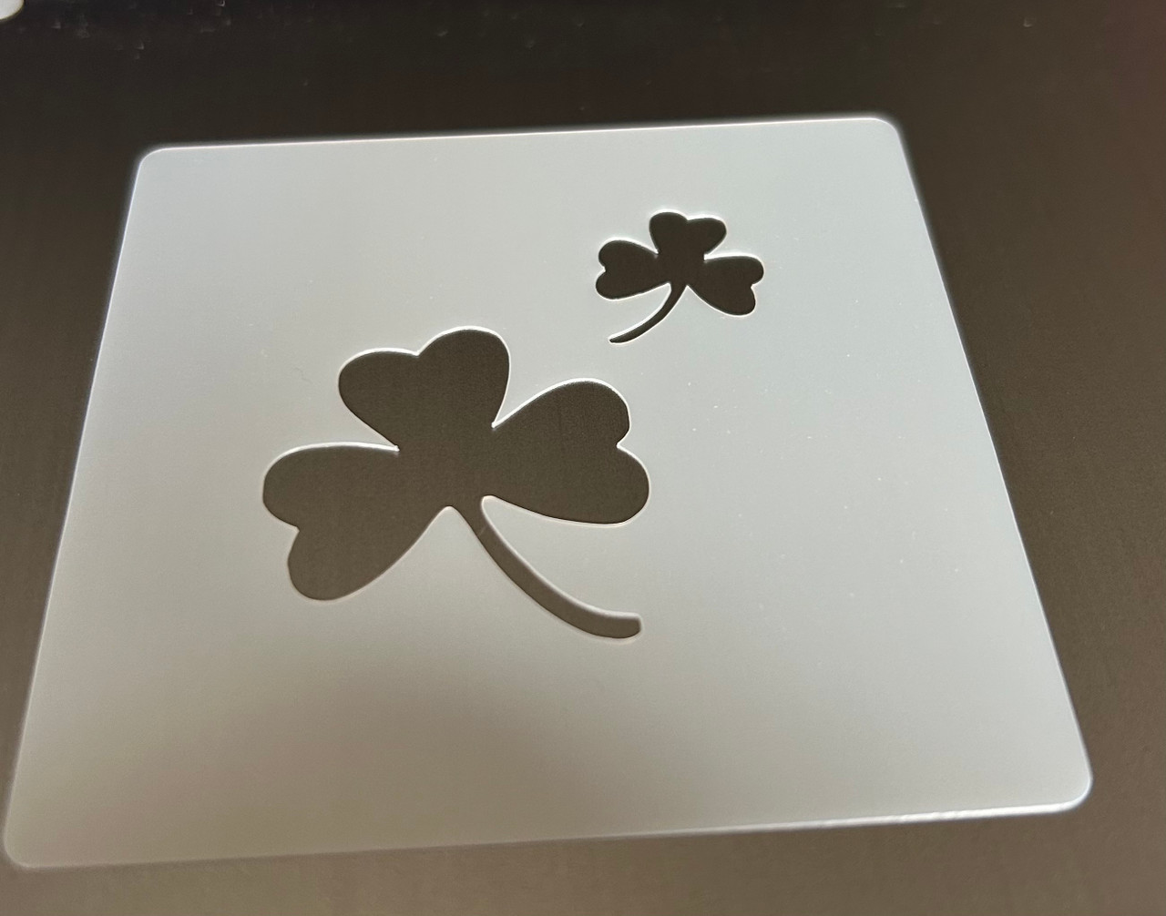 Shamrocks Square Stencil