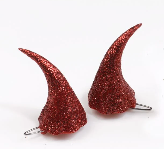 Barrette Devil Horns