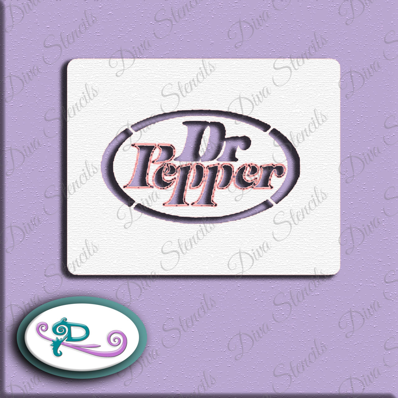 Dr Pepper Stencil