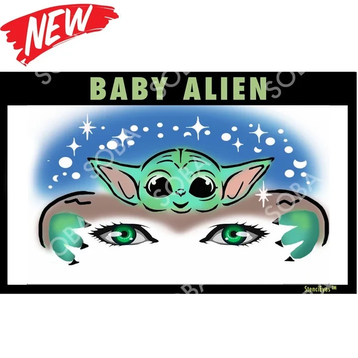 Baby Alien StencilEyes