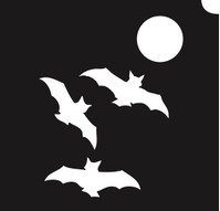 Night Bats 5 pack 3 Layer Stencil