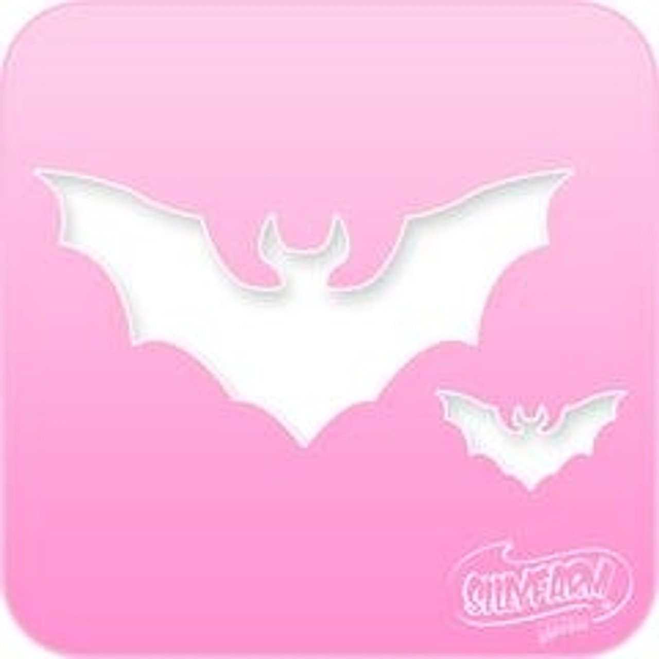 1002 Bats Pink Power Stencil