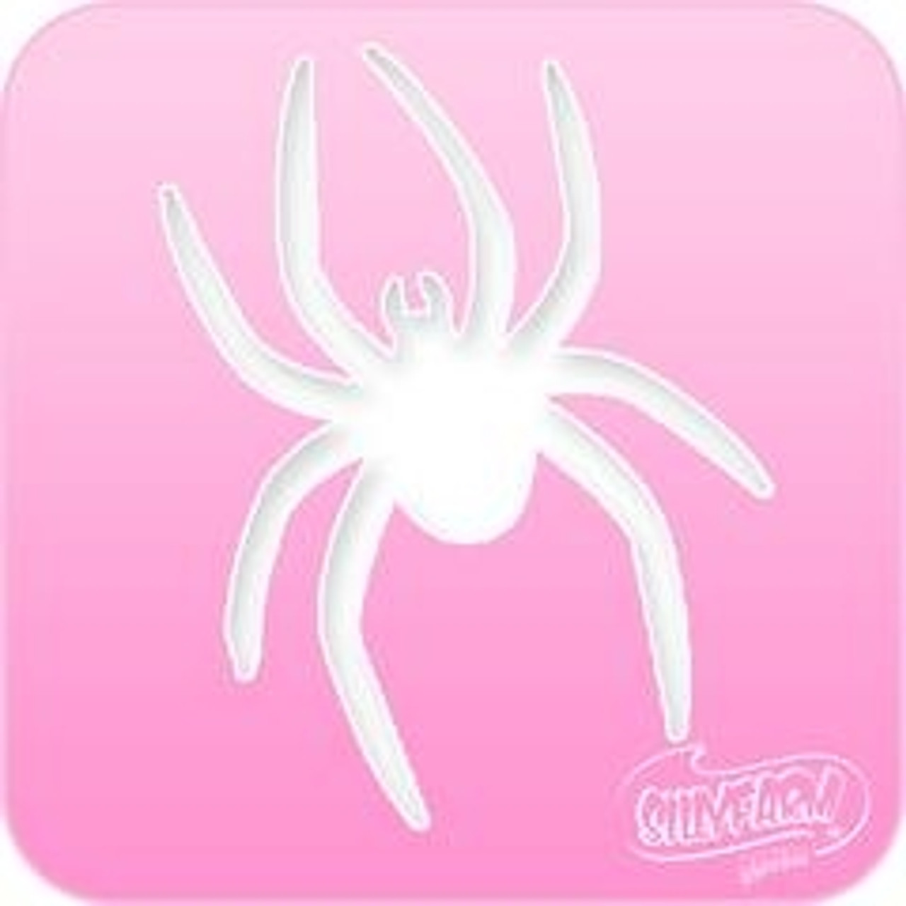 Diva Face Painting Stencil - Spider Face