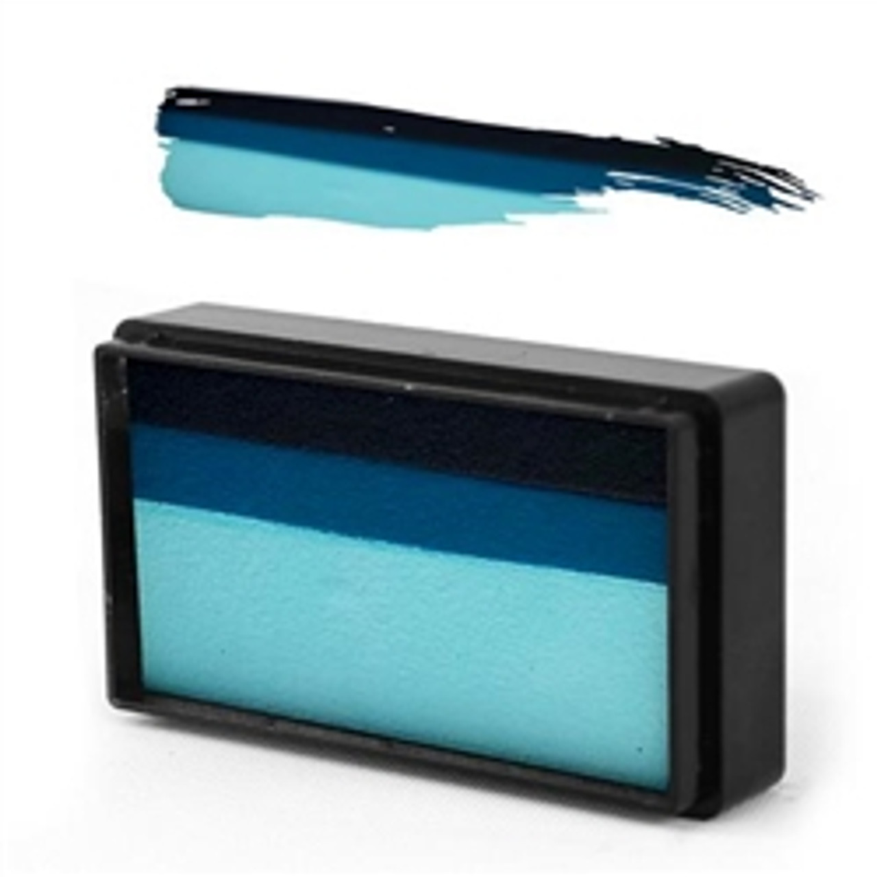 Shark Teal Arty Brush Cake