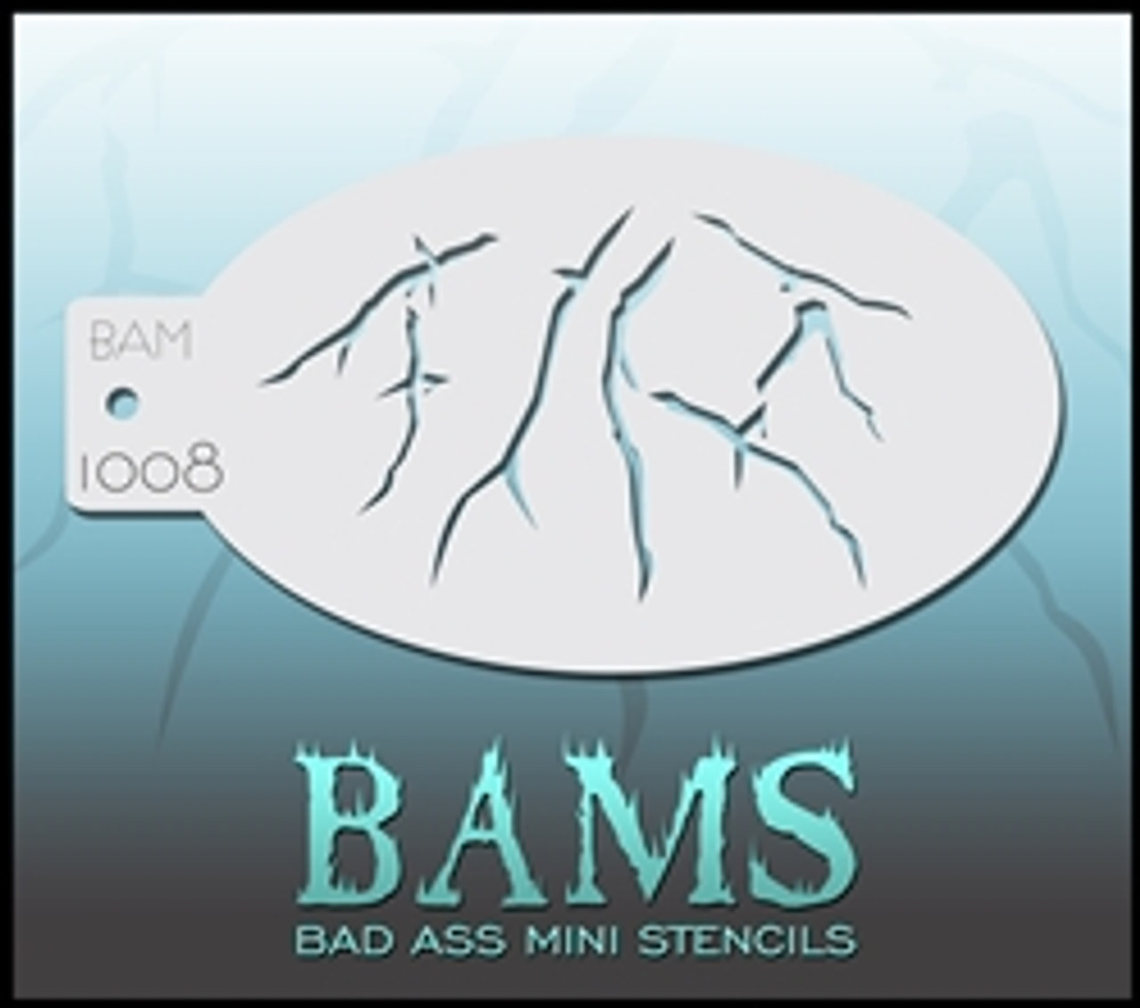 1008 Bad Ass Mini Stencil