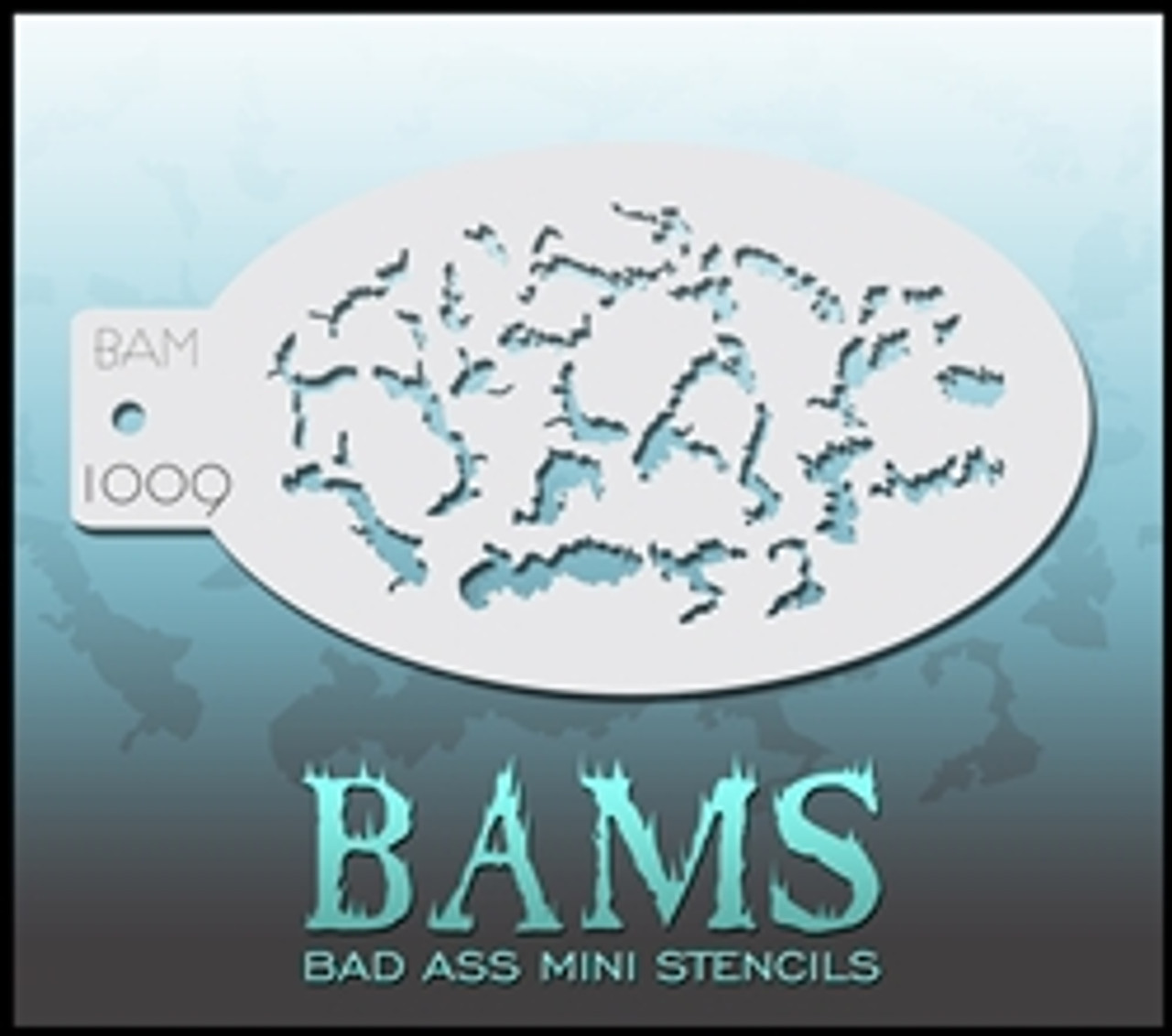 1009 Bad Ass Mini Stencil