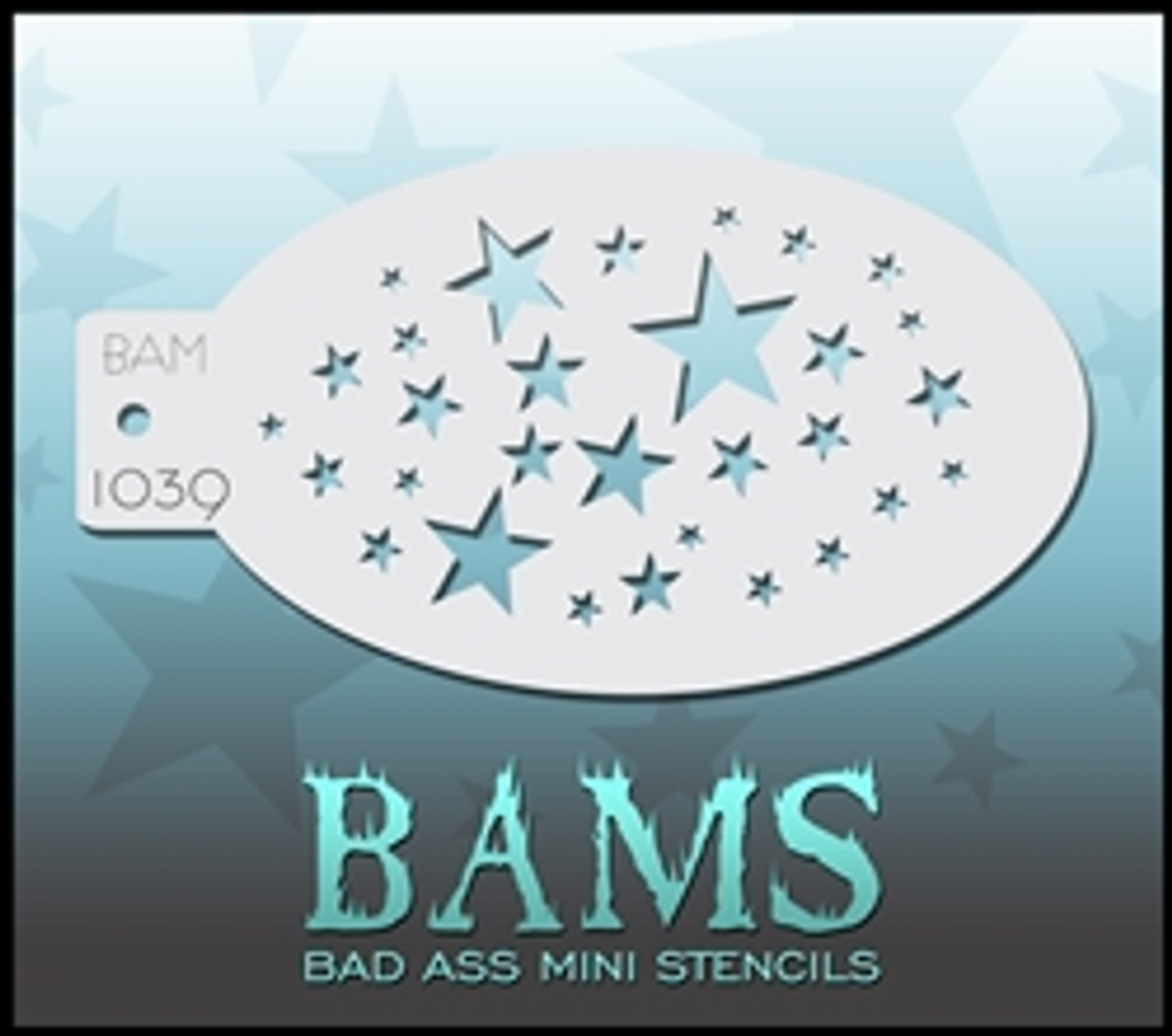 1039 Bad Ass Mini Stencil
