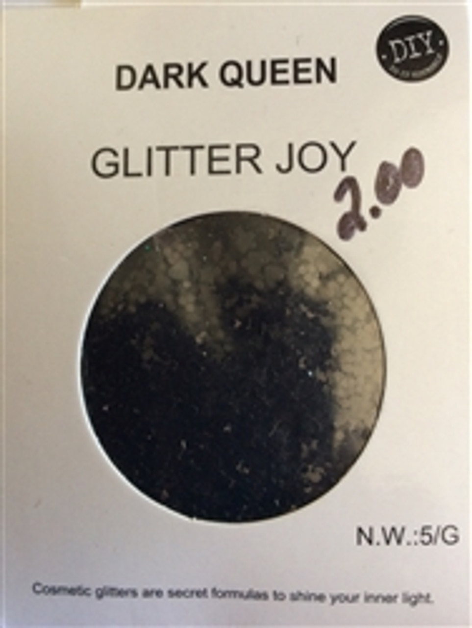 Dark queen .5g Chunky Glitter Packet