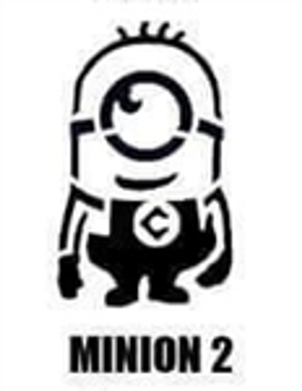 minion logo stencil printable