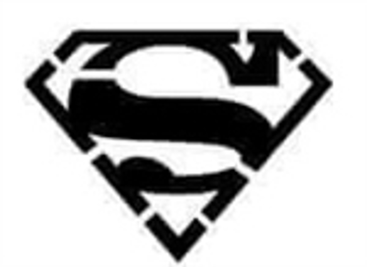 Superman NSD Stencil