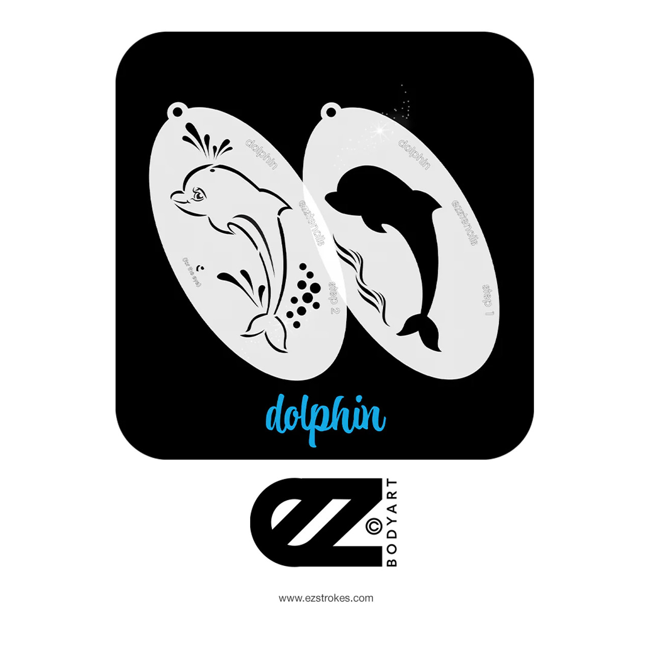 Dolphin 2 Stencil Set