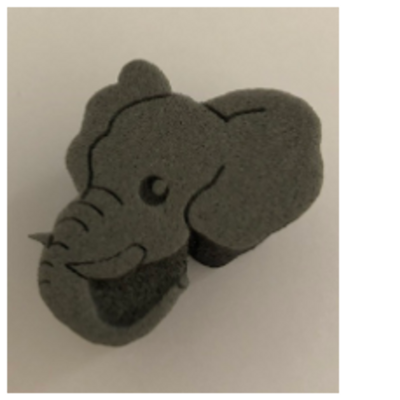 Realistic Elephant Foam Stamp