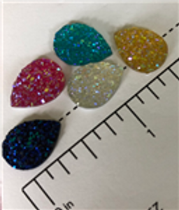 Mixed Bumpy Heart Gems 30ct