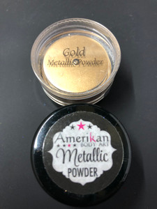 Mehron Makeup Metallic Powder (.17 Ounce) with Mixing Liquid (1 oz) read  discrip
