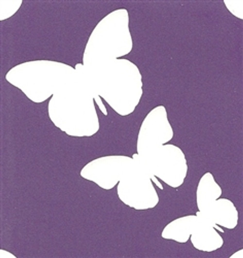 Three Diagonal Butterflies - 3 Layer Stencil