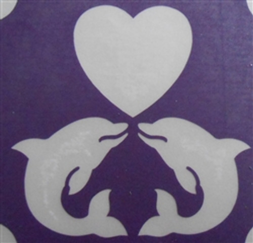 Dolphin Love - 3 Layer Stencil