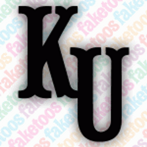 KU Jayhawks - 3 Layer Stencil