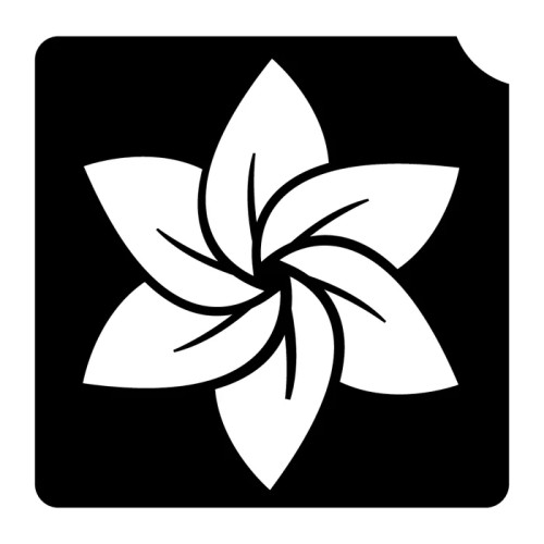 Swirl Flower - 5 pack 3 Layer Stencil