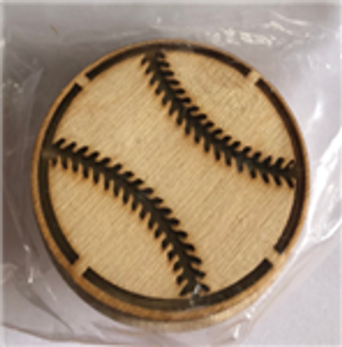 Baseball Wooden Stamp - Jems Body Art